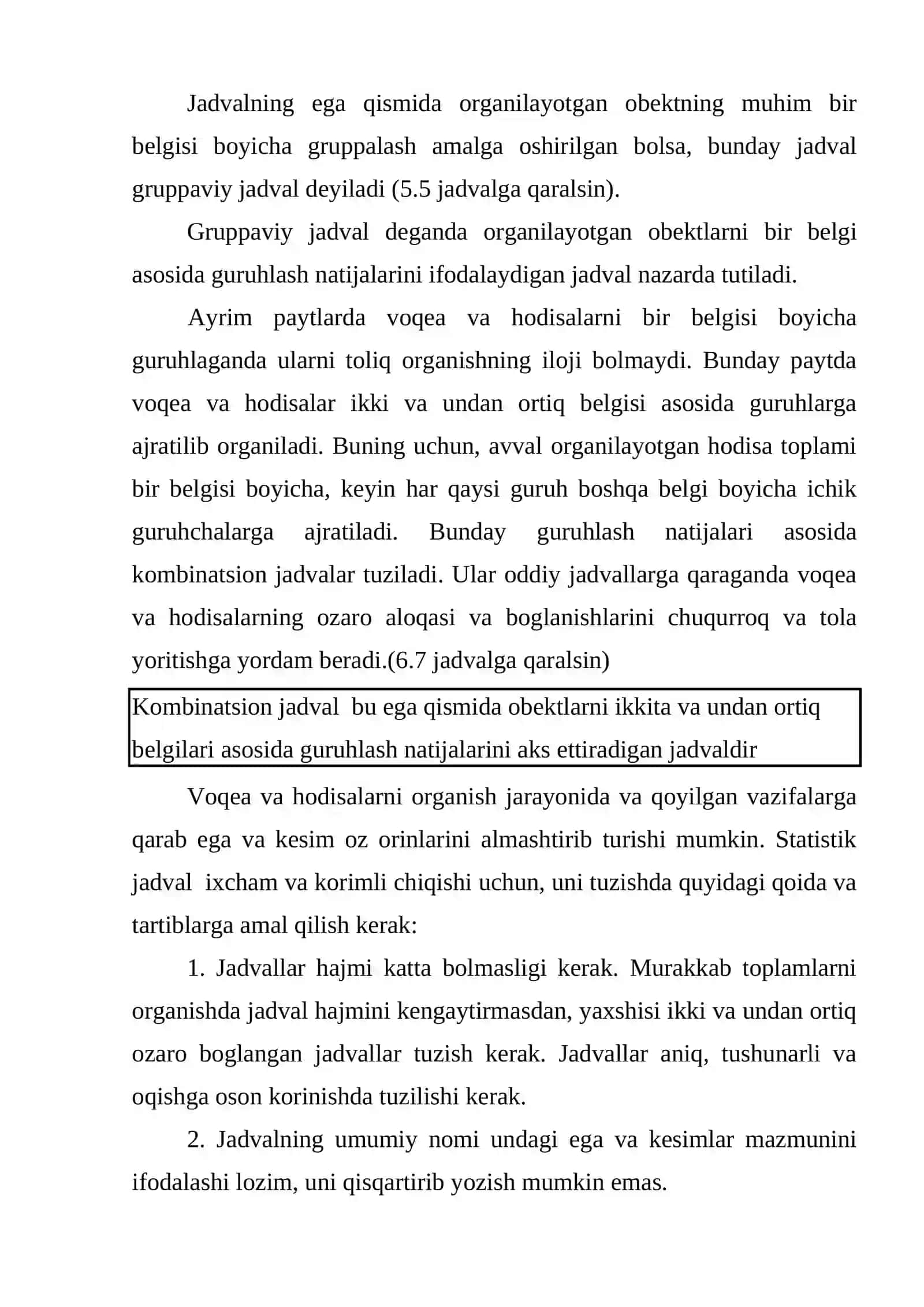 Statistik jadvallar va grafiklar 4