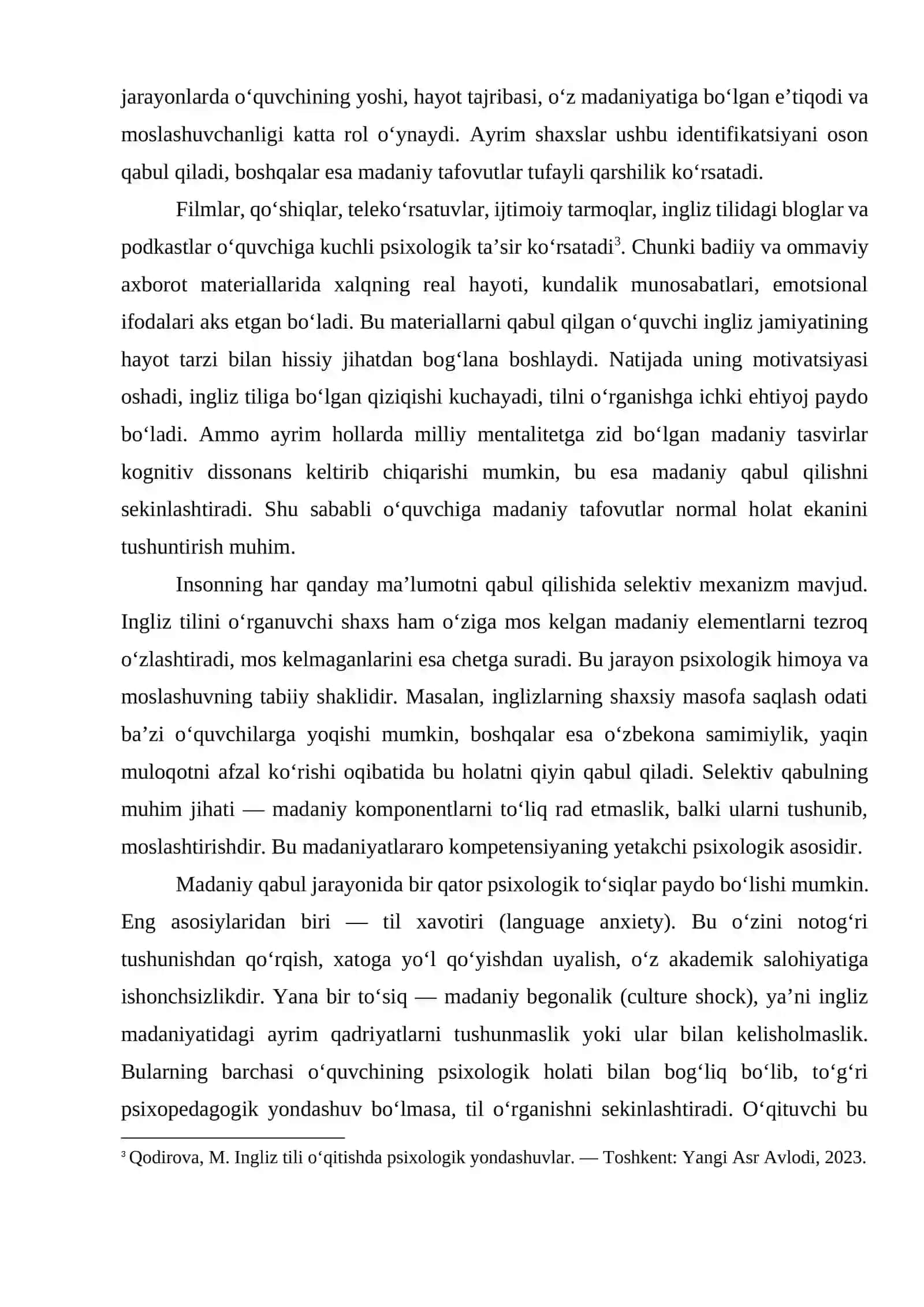 INGLIZ TILI ORQALI MADANIYATNI QABUL QILISH PSIXOLOGIYASI 4