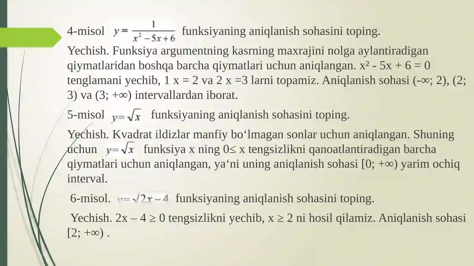 Matematik analiz 4