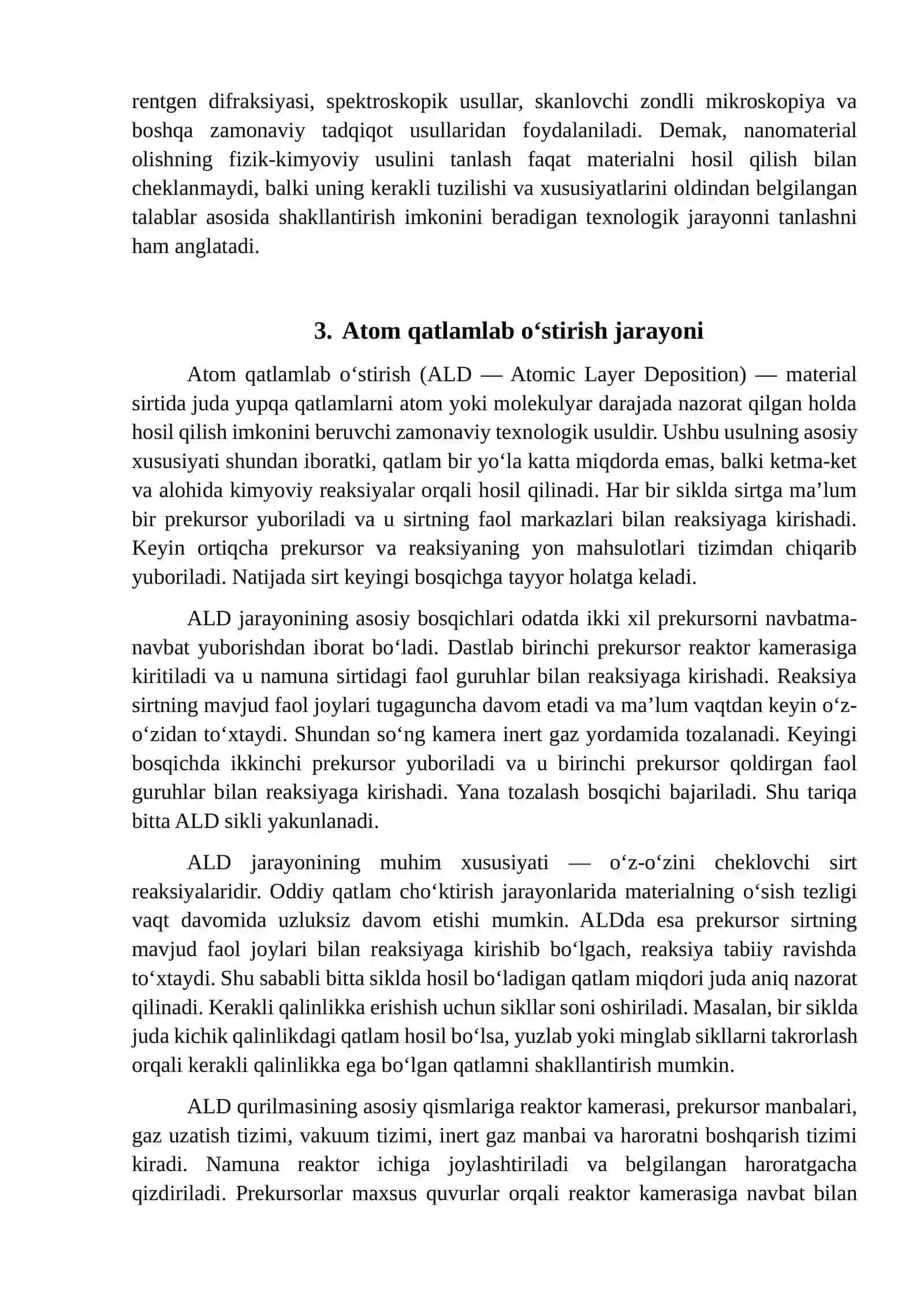 Atom qatlamlab o‘stirish 4
