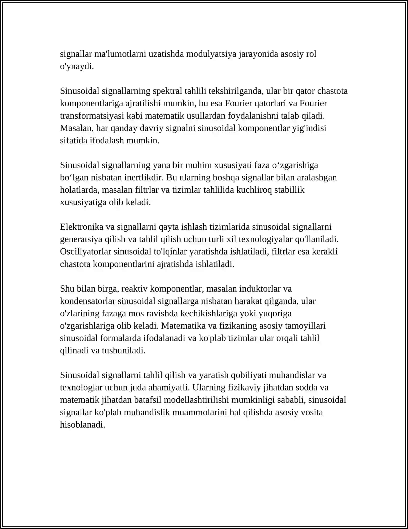 OʻZGARUVCHAN TOK ZANJIRIDA AJRALUVCHI QUVVAT 4