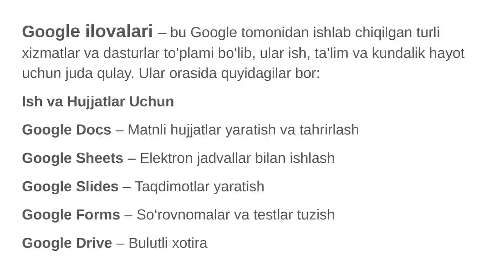 Google ilovalari 4