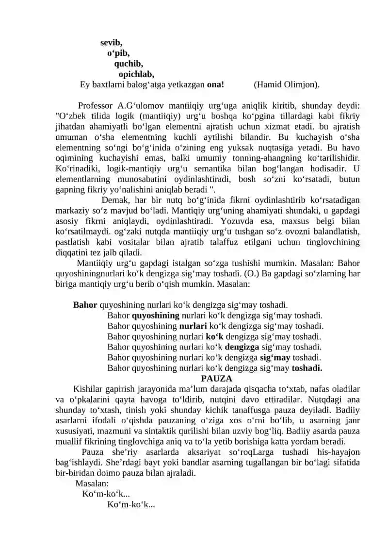 MA’RUZA: IFODALI O‘QISH TURLARI, USULLARI VA MAS’ULIYATI 4