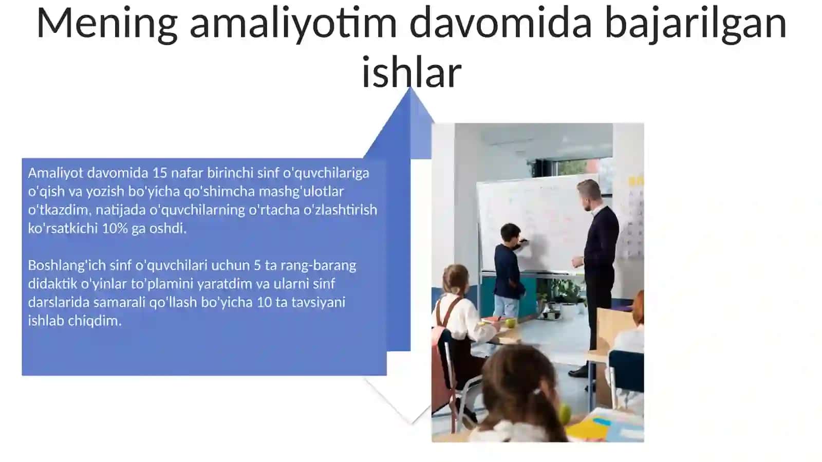 Amaliyot jarayonida bajarilgan ishlar hisoboti 4