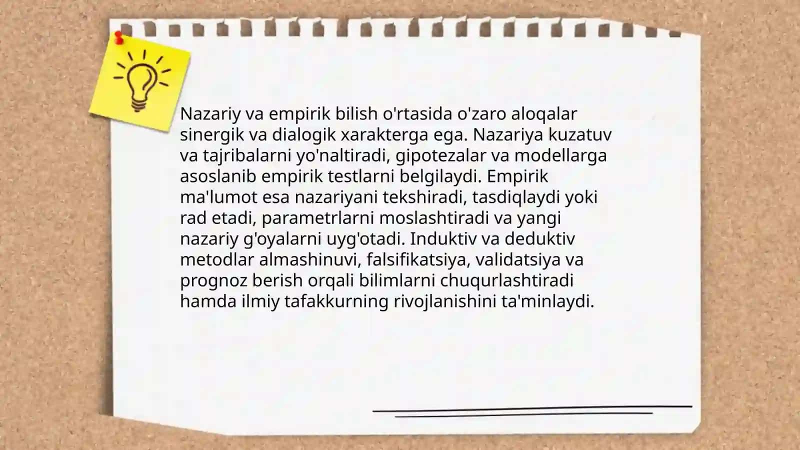 Hissiy, empirik, nazariy, mantiqiy, intuitiv bilish darajalarining o'zaro aloqasi va farqi 4
