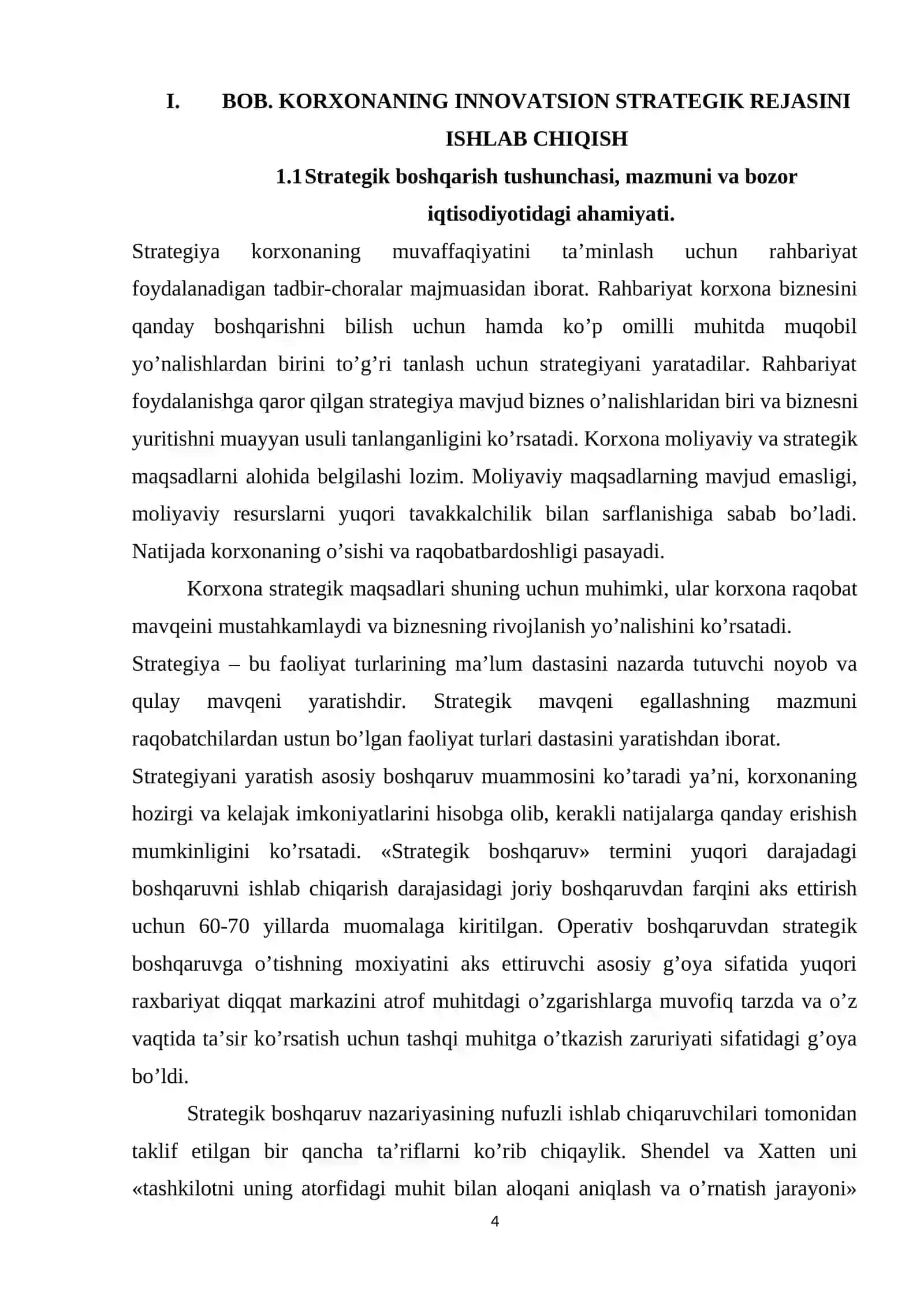 Korxonalarda innovatsion strategiyalarni ishlab chiqish tamoyillari 4