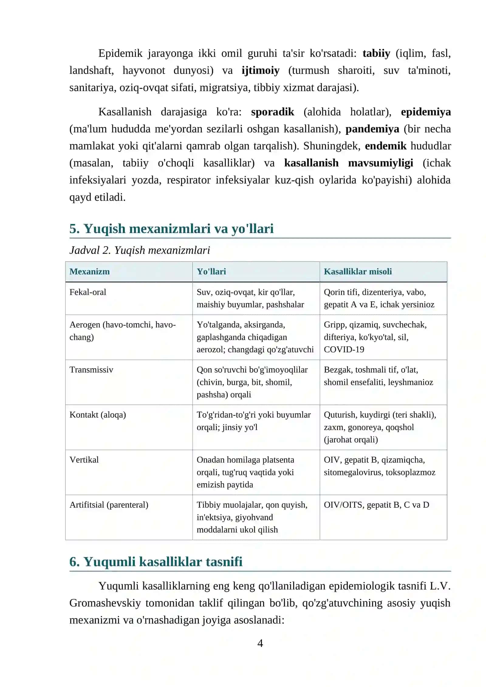 Yuqumli kasalliklarni o'rganish 4