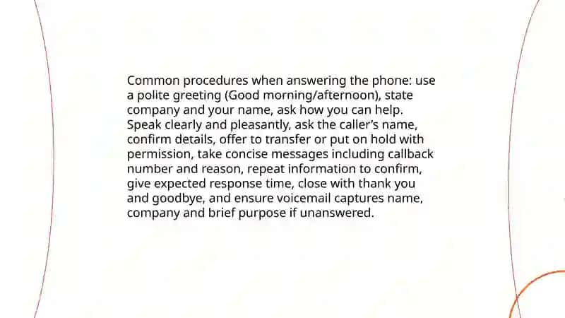 Telephoning 4
