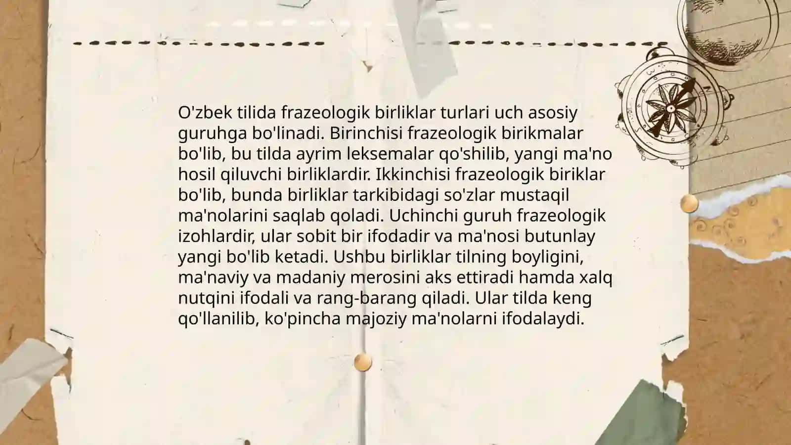 O'zbek tili frazeologiyasi 4