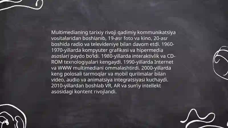 Multimedia turlari taʼlimdagi oʻrni 4
