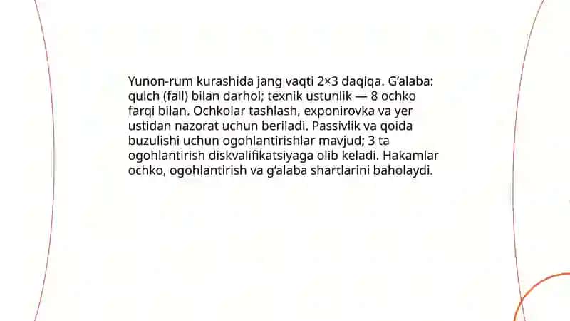 Yunon-rum kurashida tushuncha 4