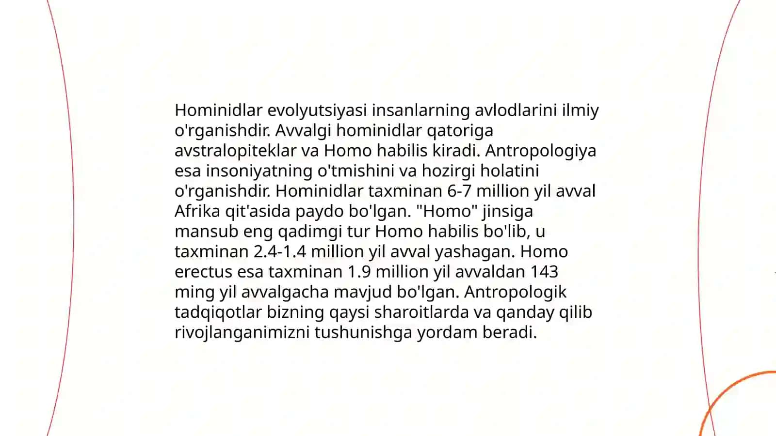 Odamning hayvonot dunyosidan ajralib chiqishi 4