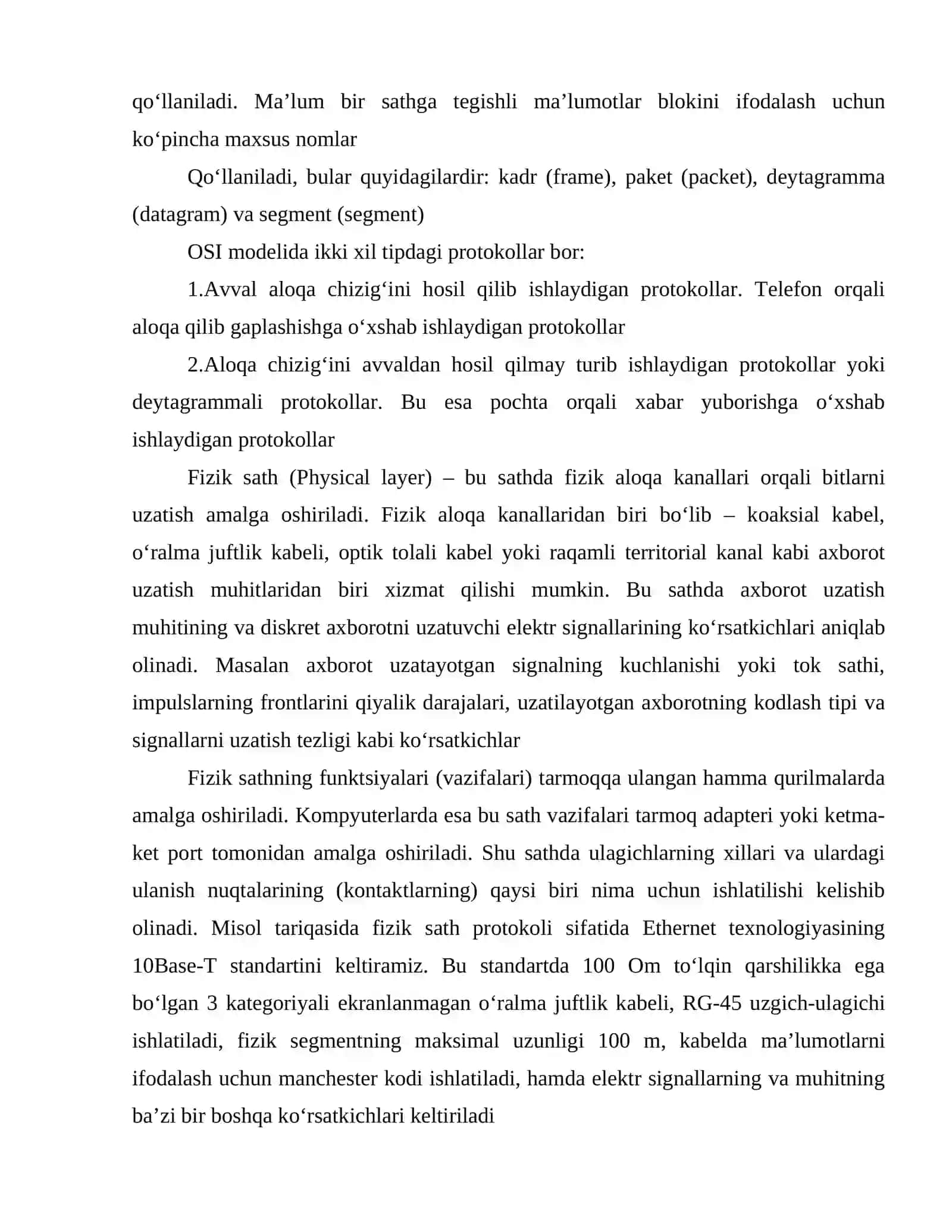 OSI modeli 4