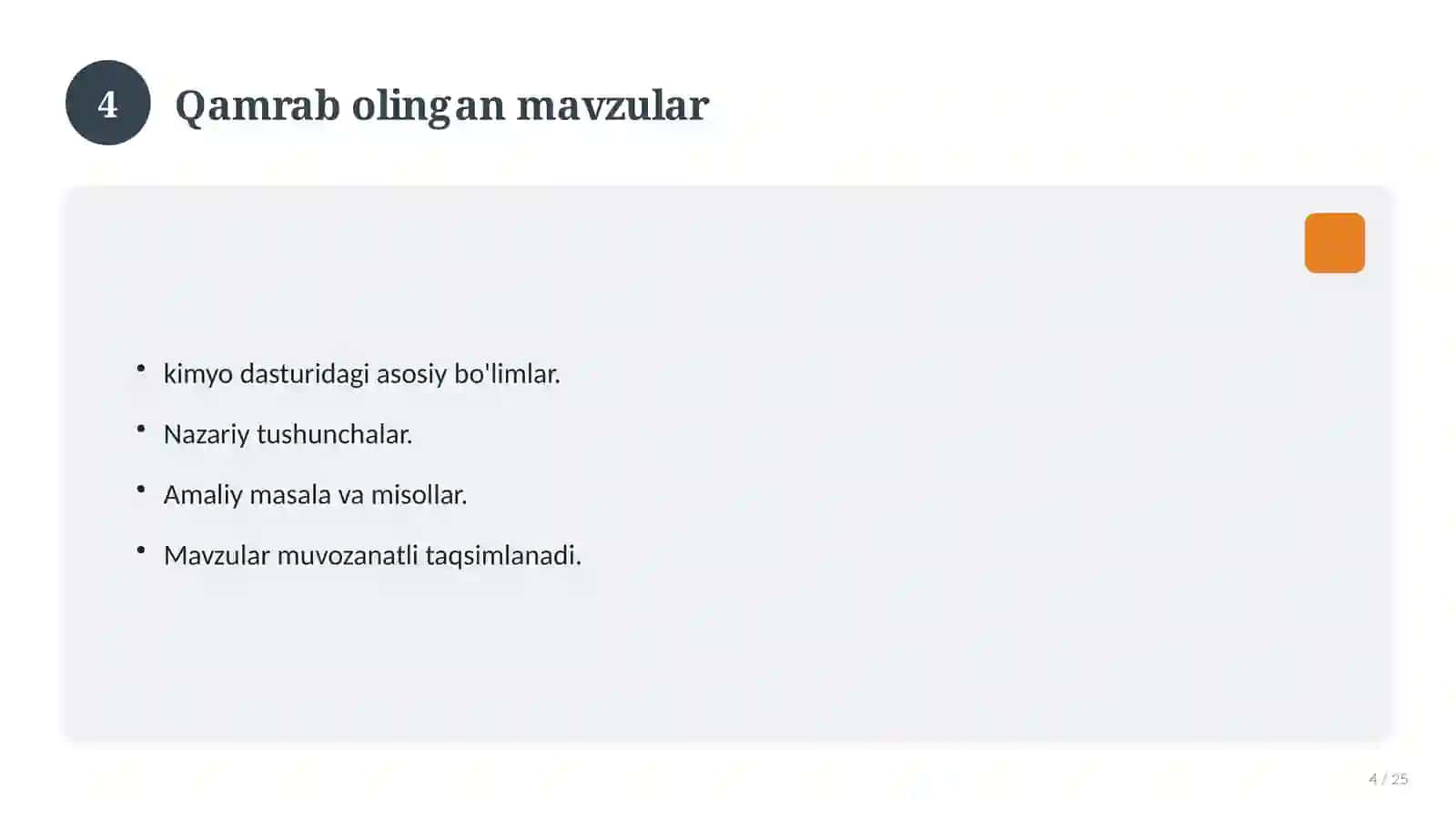 MILLIY SERTIFIKAT VA ATTESTATSIYA KIMYO FANIDAN MUKAMMAL TESTLAR 4
