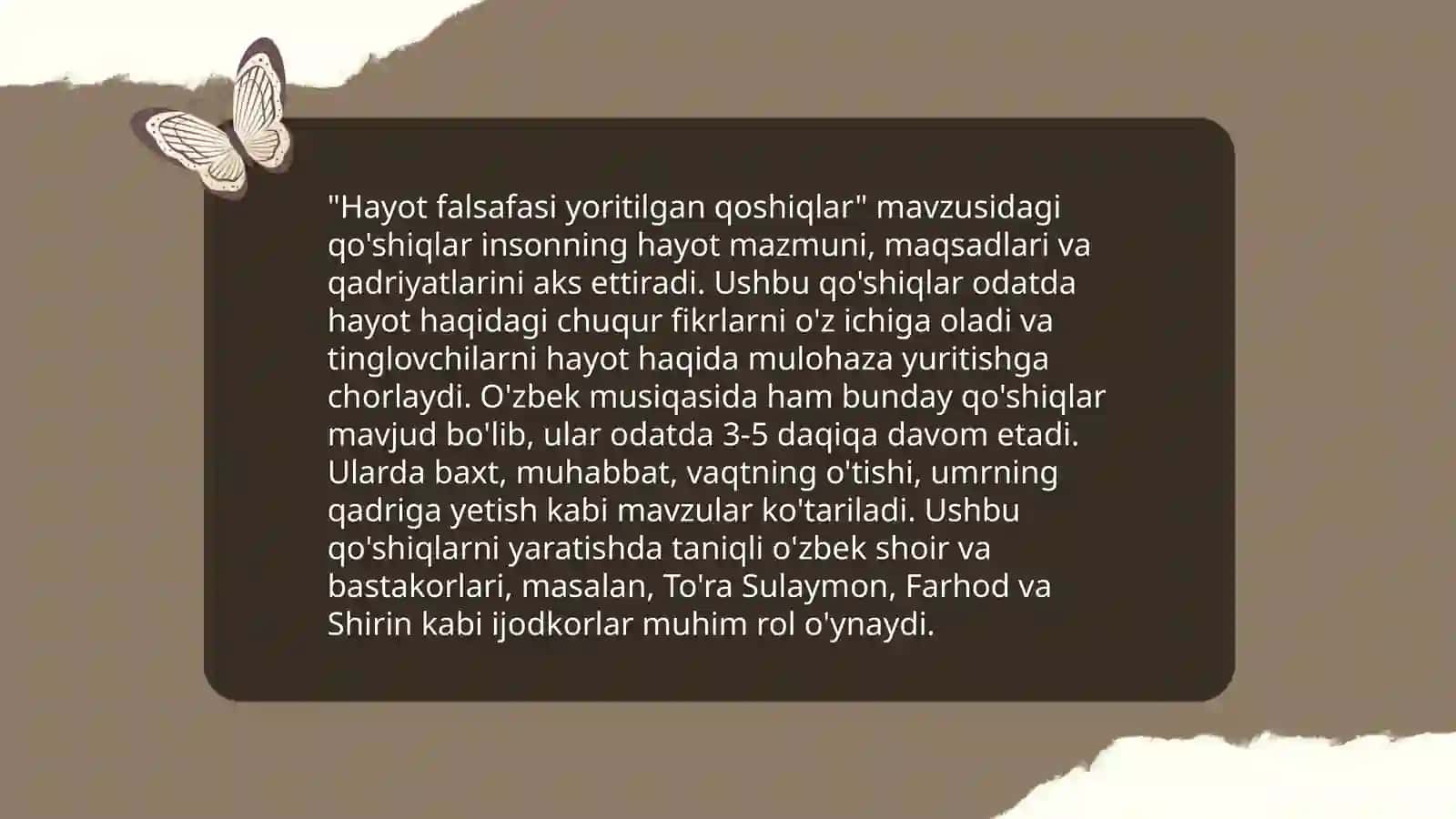 Lirik qoshiqlar 4