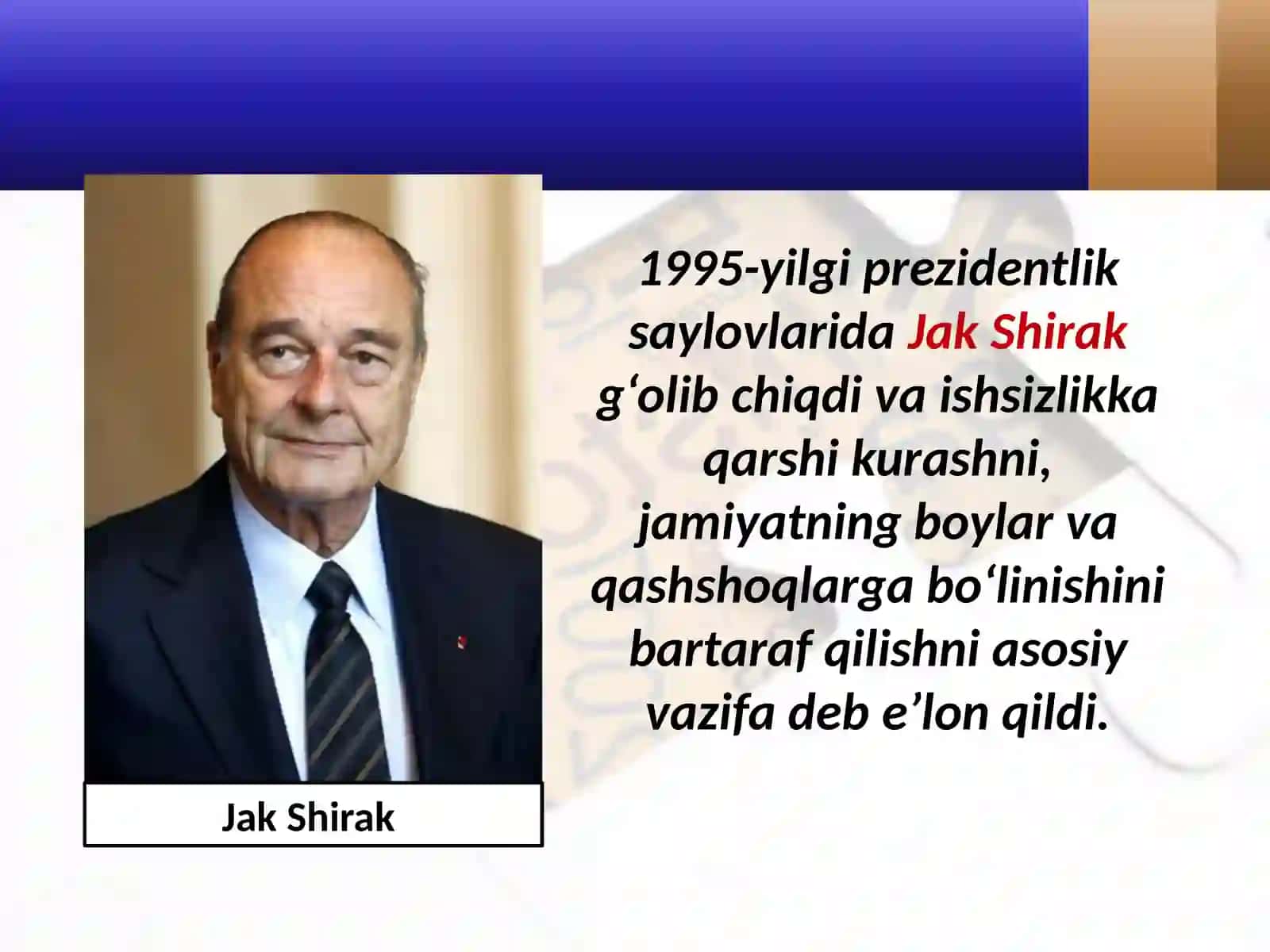 XX asr oxirlarida Fransiya 4