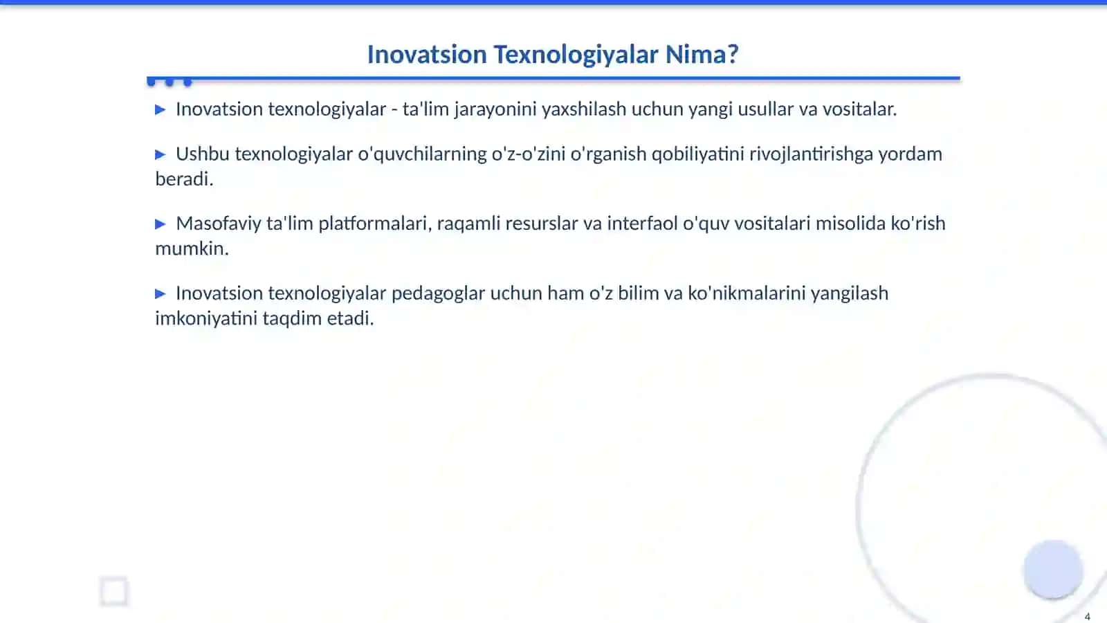 Pedagoglarida Kasbiy Kompetentlikni Rivojlantirishda Inovatsion Texnologiyalarning Roli 4