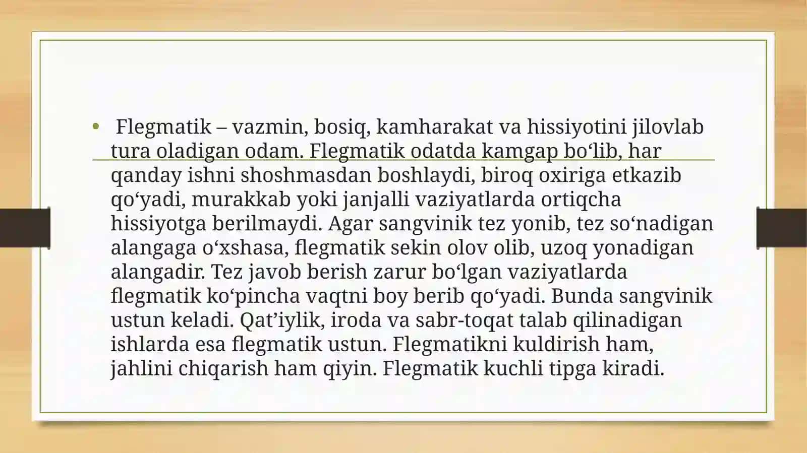 Temprament 4