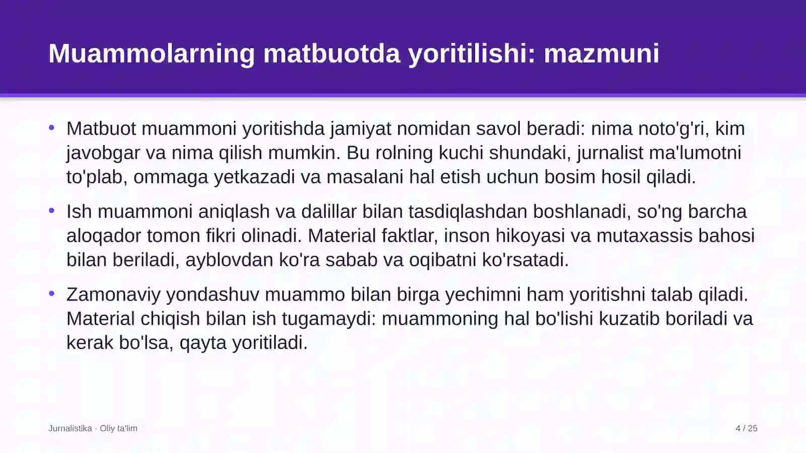Kichik sanoat zonalarida muammolarning matbuotda yoritilishi 4