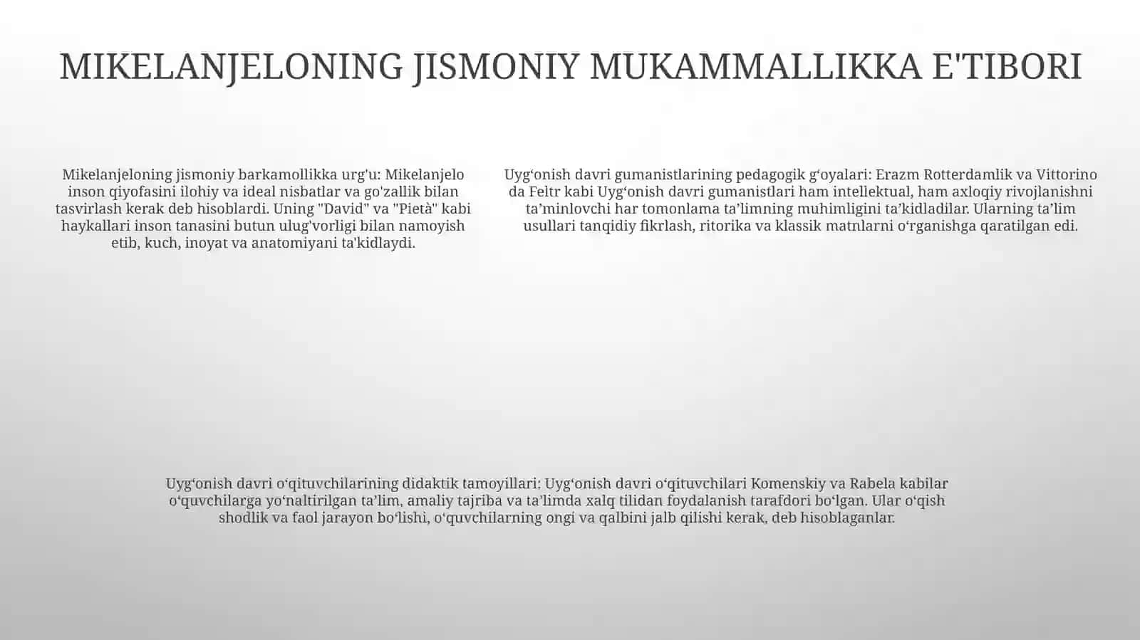 GʻArb UygʻOnish Davri Pedagogikasi Namoyondalarining Didaktik GʻOyalari 4