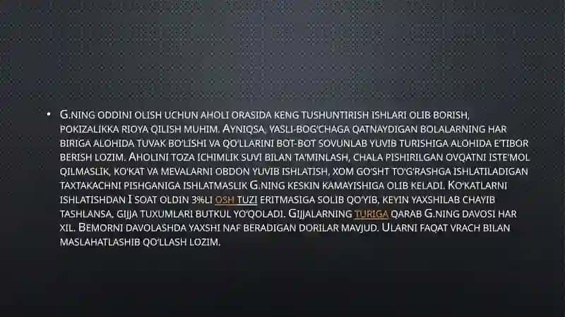 Gelmintozlar profilaktikasi 4