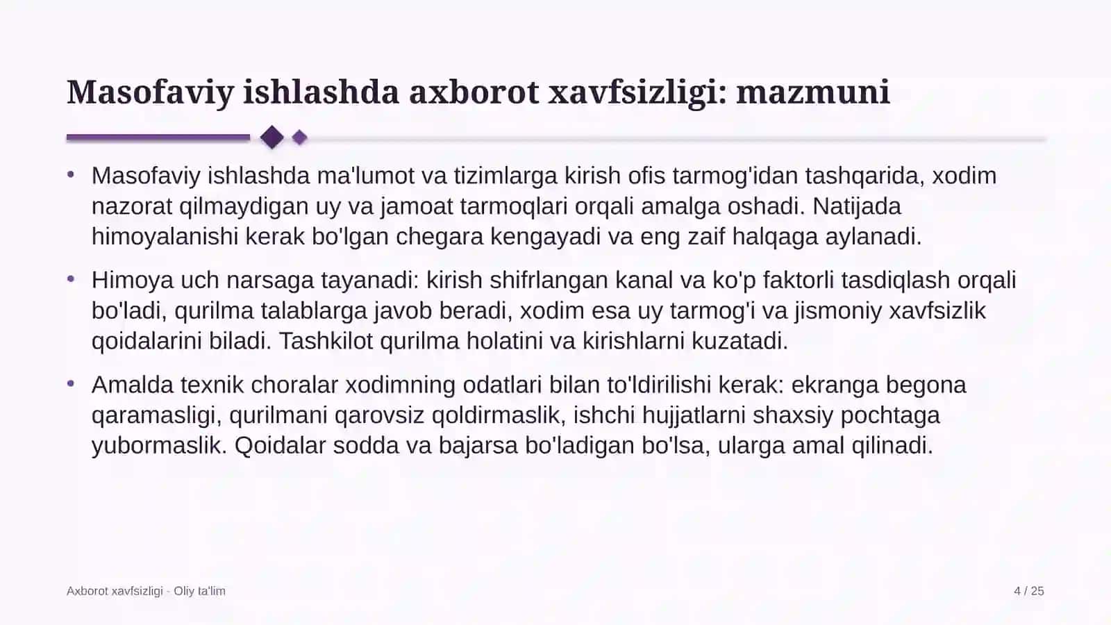 avtomobil transportida masofaviy ishlashda axborot xavfsizligi 6393 4