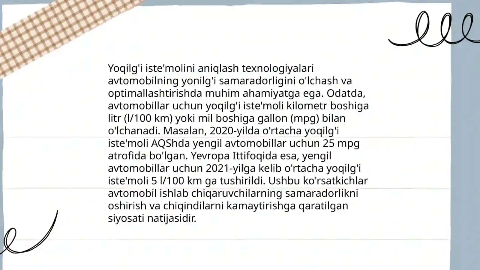 Dvigatel ish faoliyatini baholash 4