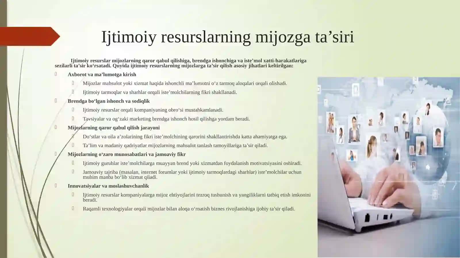 Mijozning ijtimoiy resurslarini va inqiroz tajribasining ijtimoiy-madaniy kontekstini baholash 4