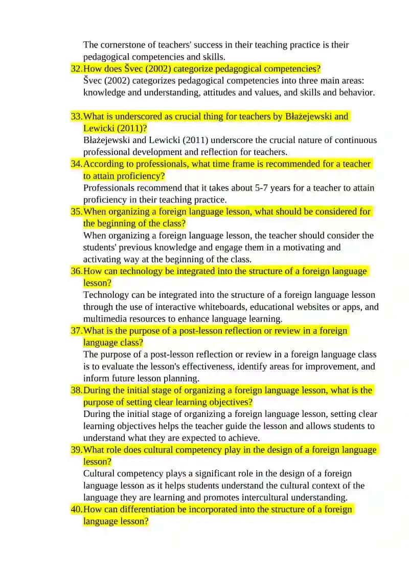 Final Assessment Questions on Teaching Pronunciation 4