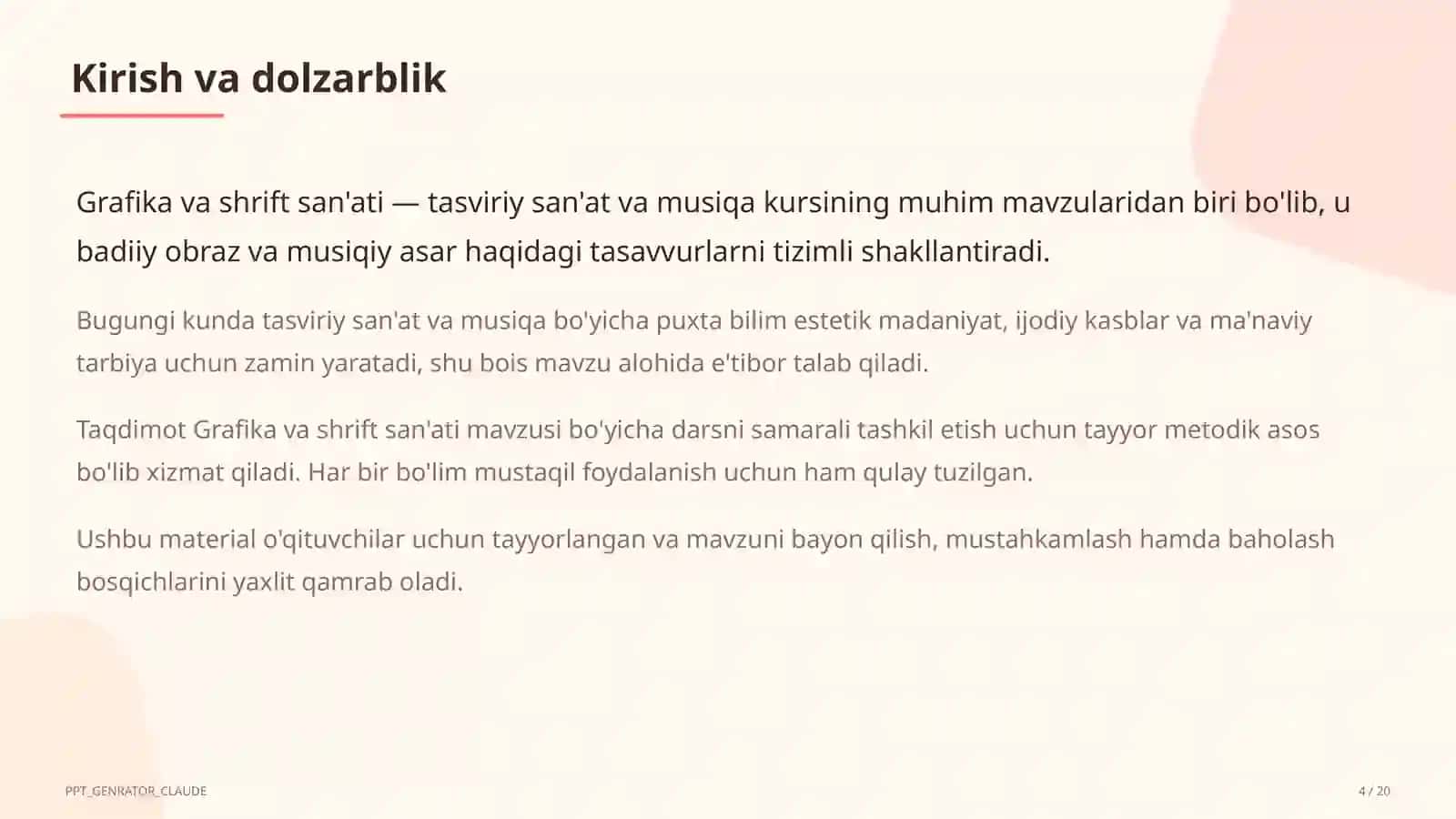Grafika va shrift san'ati (6-sinf) 4