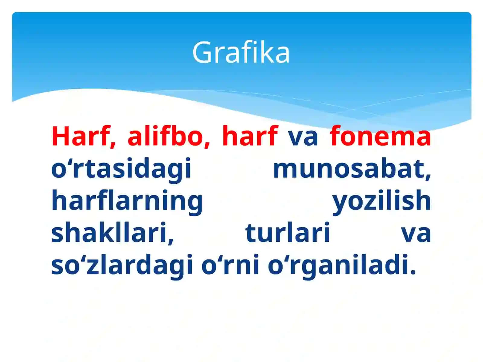Tilshunoslik va uning bo‘limlari: Fonetika 4
