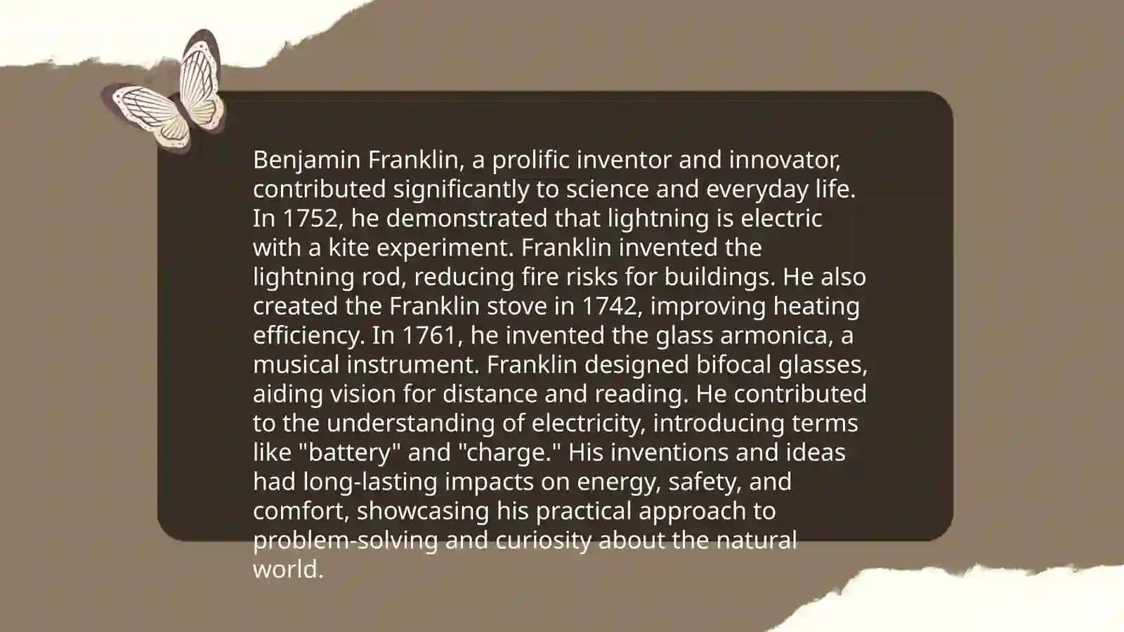 Benjamin Franklin 4