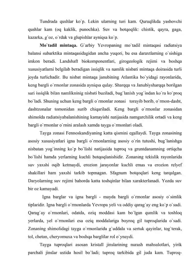 Yevropaning tabiat zonalari 4