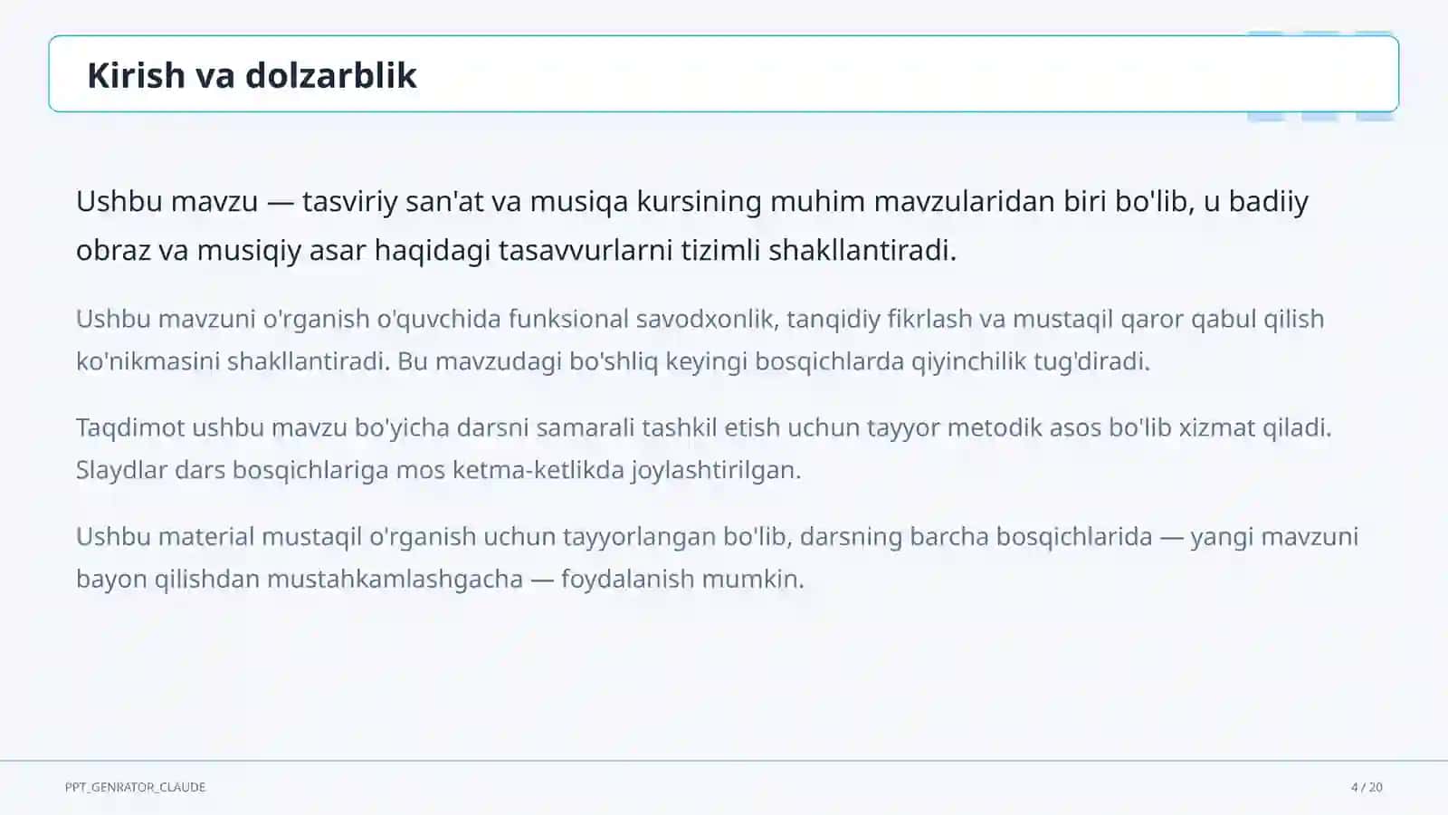 Me'morchilik yodgorliklari: Registon va Ichan-qal'a (6-sinf) 4