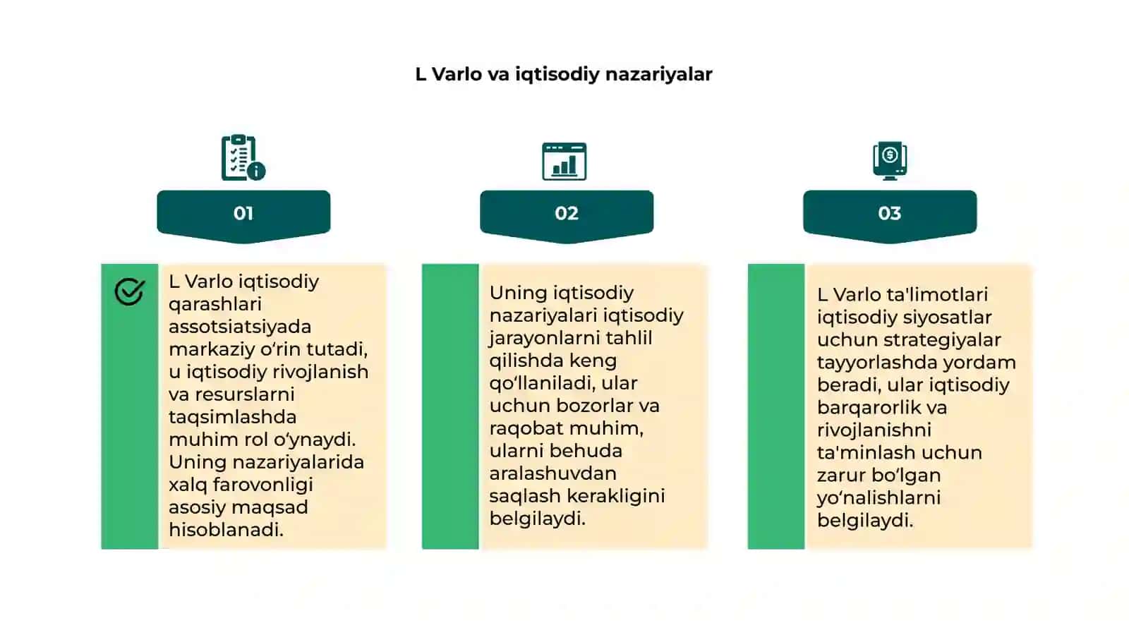 L Varlo ning iqtisodiy fikrlarining asoslari 4