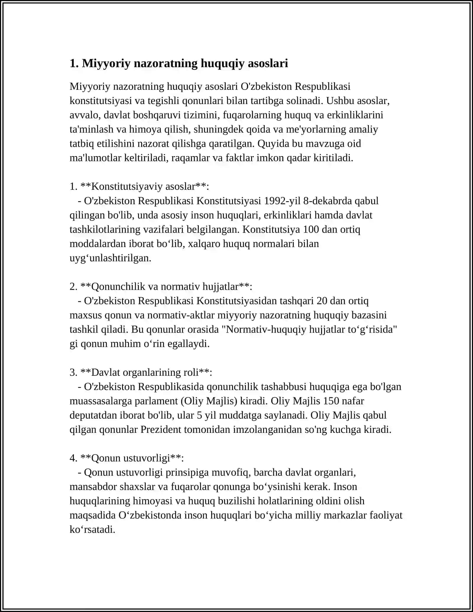 MIYYORIY NAZORATNI AMALGA OSHIRUVCHI XODIMNING MASULYATI 4