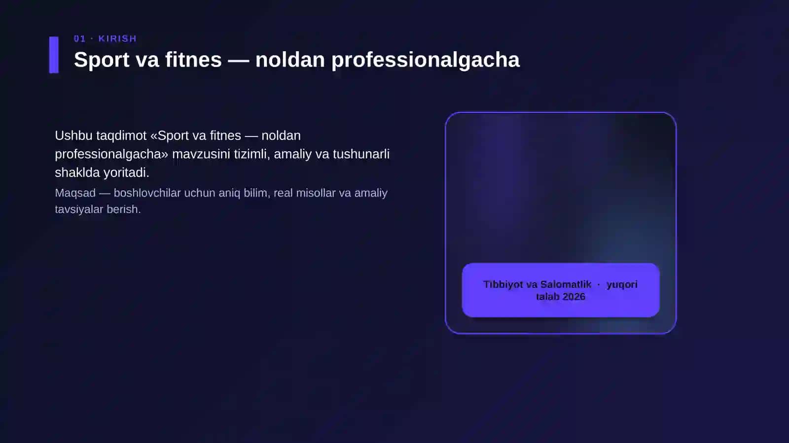 Sport va fitnes — noldan professionalgacha 4