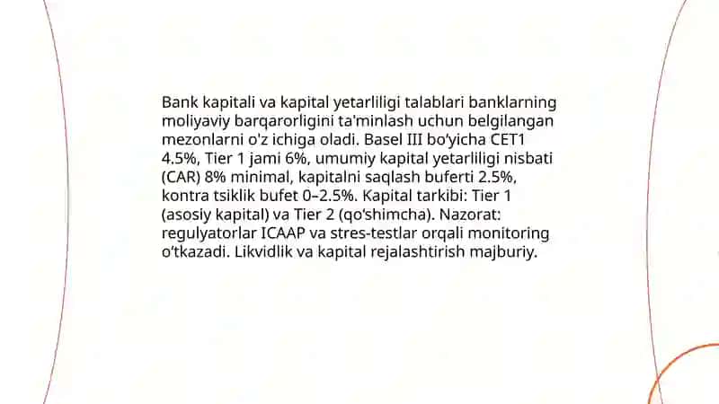 Bank ishi sohasi bôyicha qonun qarorlar 4