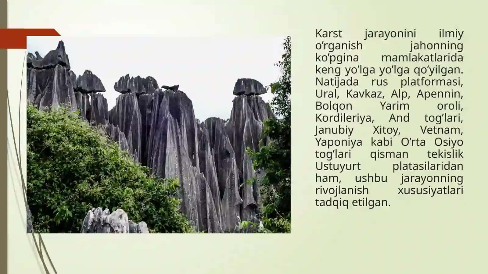 Karst va psevdo karst suffoziya 4