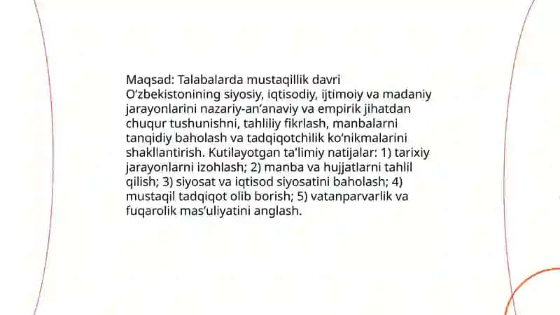 Oʻzbekistonning eng yangi tarixi 4