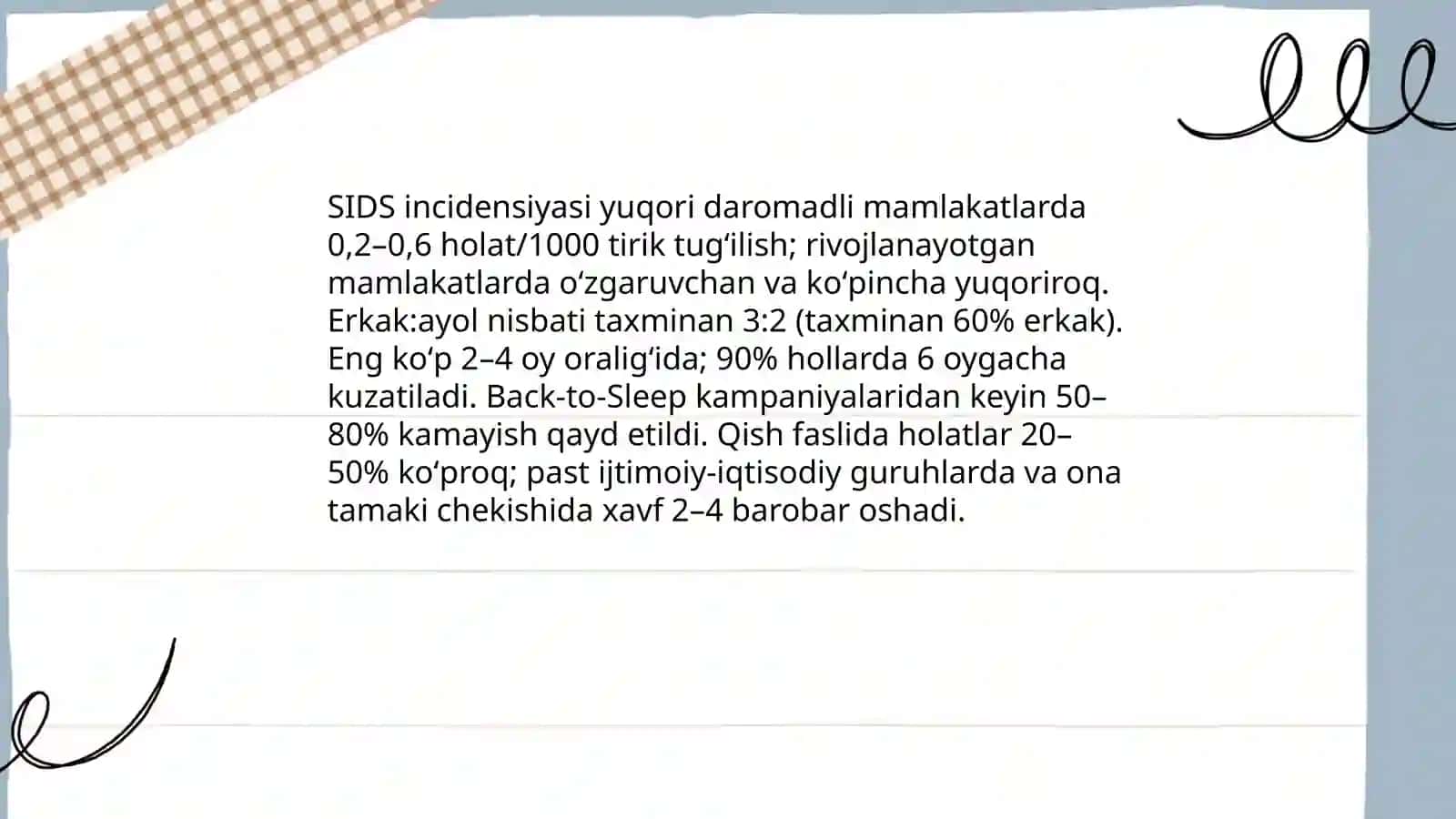 Chaqaloqlarda toʻsatdan oʻlim sindromi 4