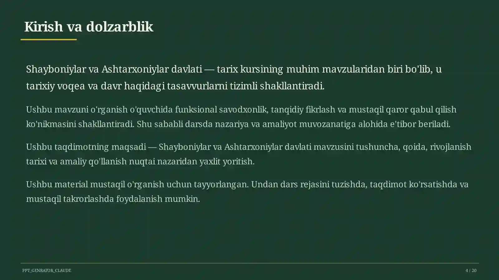Shayboniylar va Ashtarxoniylar davlati (8-sinf) 4
