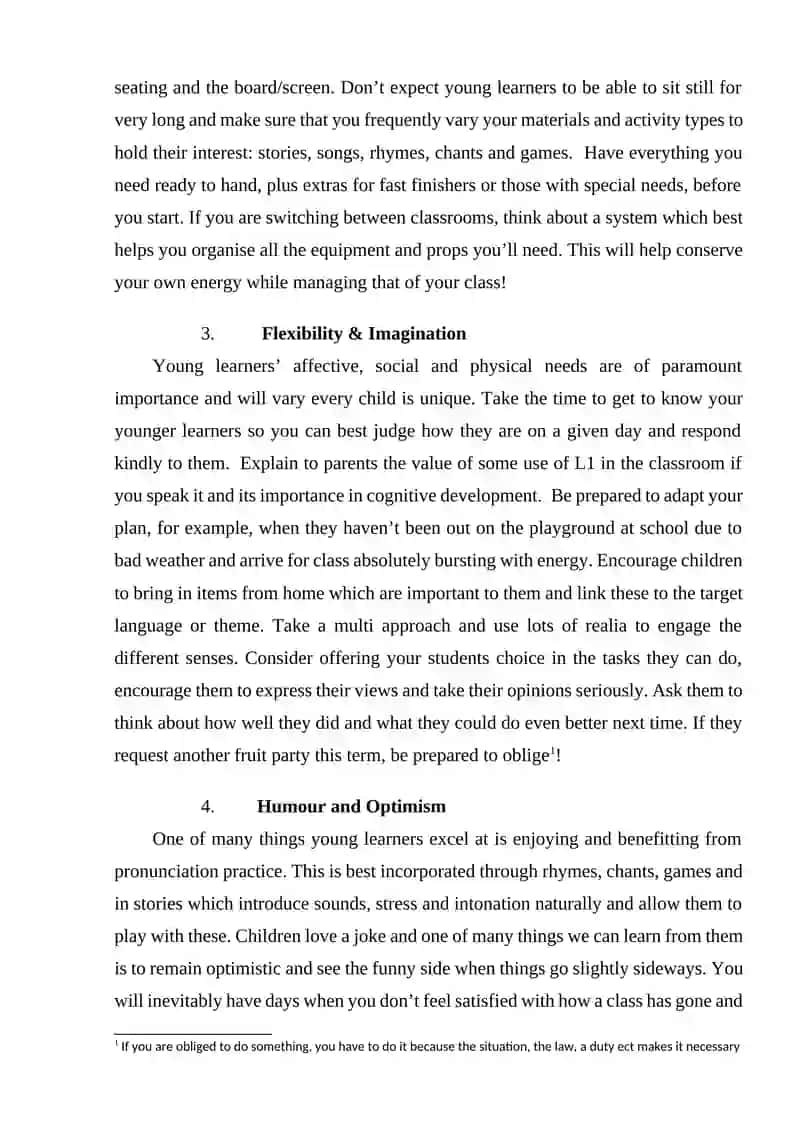 Teaching English Skills for Young Learners 4
