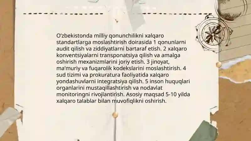 O’zbekistonda inson huquqlari va erkinliklari kafolatining yaratilishi 4