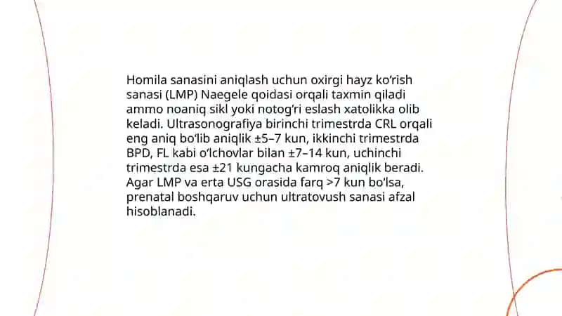 Homiladorlik tashxislash olib borish 4