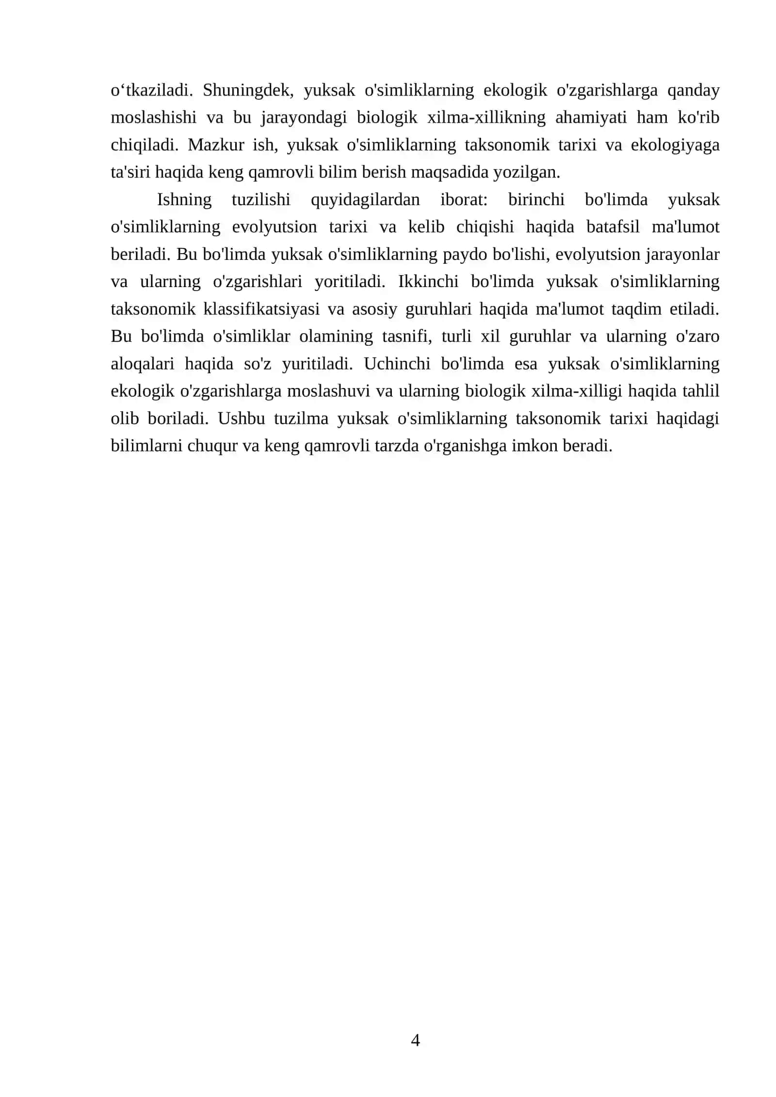Yuksak o'simliklarning taksonomik tarixi 4