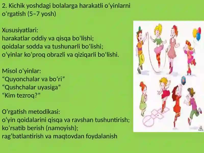 Harakatli O'yinlar 4