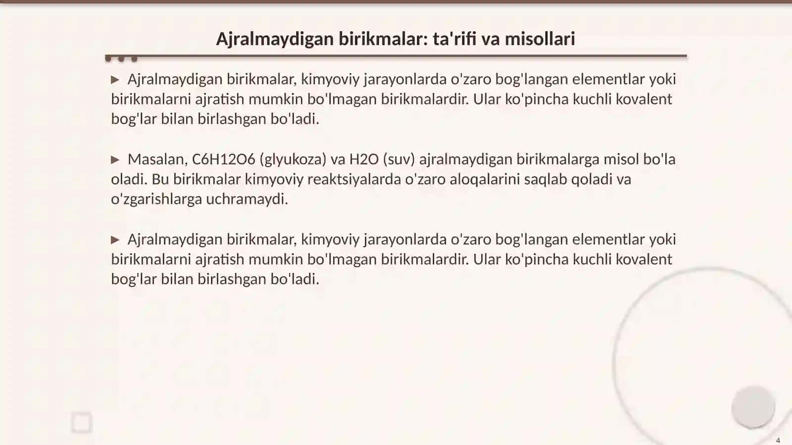 Ajraladigan va ajralmaydigan birikmalar farqi 4
