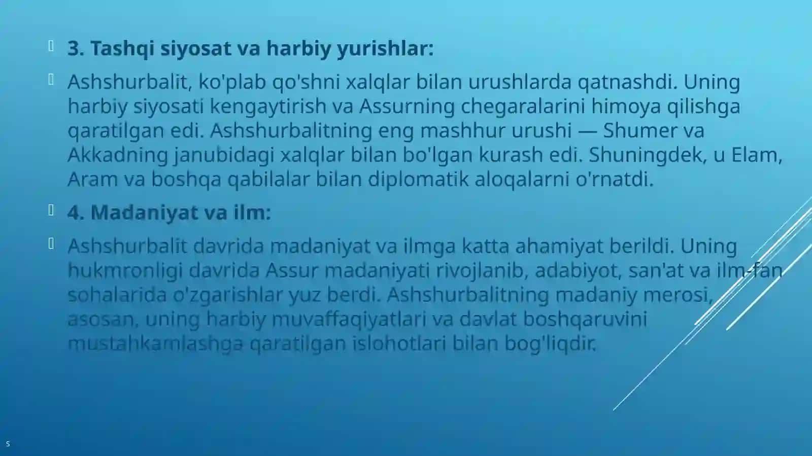Ashshurbalit I mavzusida slayd 4