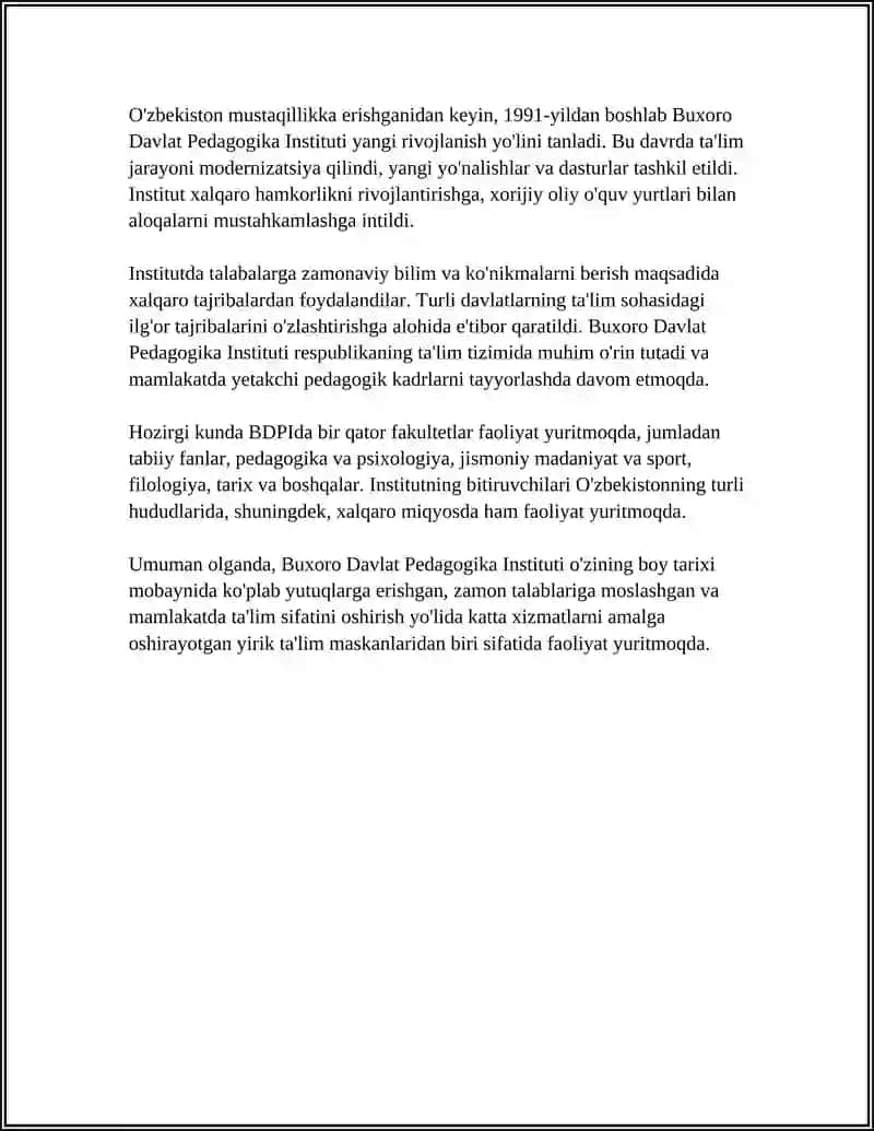 Buxoro Davlat Pedagogika Instituti 4